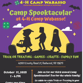 Camp Spooktacular at 4-H Camp Wabasso!